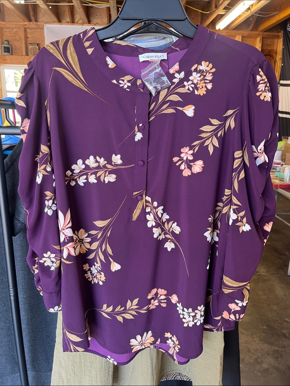Print floral top